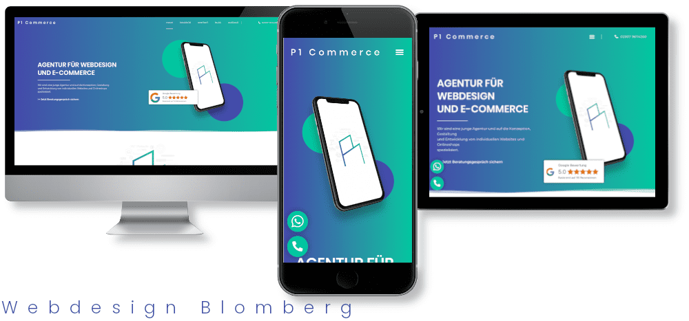 Webdesign Blomberg webdesigner