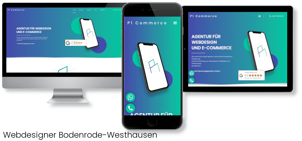 Webdesigner Bodenrode Westhausen